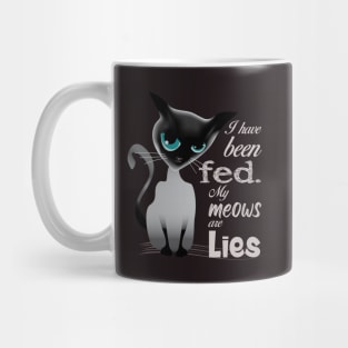 Cat mother coffee lover (siamese cat) Mug